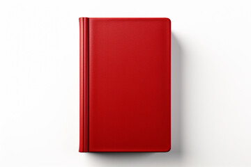 red book isolated on white