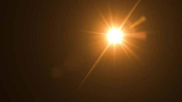 sun light lens flares art animation background