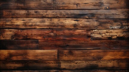 Rustic Charm: Close-up View of Weathered Wooden Planks
