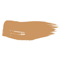 brown ink paint brush stroke