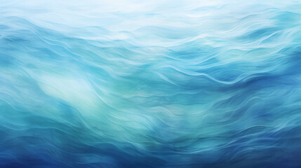 Background Design of Gently Rippling Water in Calming Blues and Greens - obrazy, fototapety, plakaty