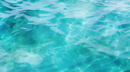 Fototapeta na wymiar Background Design of Gently Rippling Water in Calming Blues and Greens