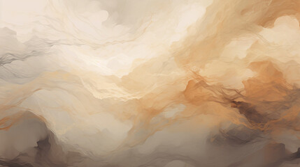 Background Design of Swirling, Abstract Smoke Patterns in Cool and Warm Gradients
