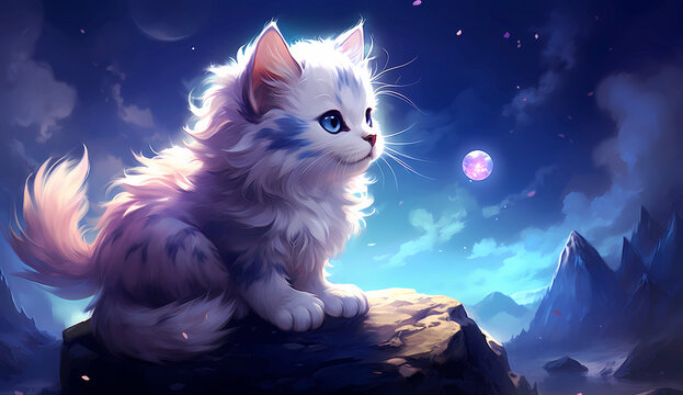 Cat background discount