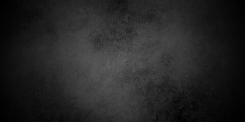 Abstract Dark black stone wall grunge backdrop texture background. Vintage dirty grunge concrete wall. black blank backdrop vintage marbled textured border background.	 - obrazy, fototapety, plakaty