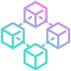 Obraz premium BLOCKCHAIN
