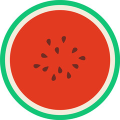 Fototapeta premium watermelon illustration