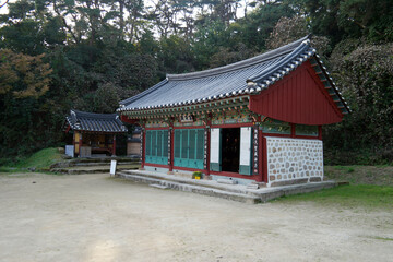 Fototapeta na wymiar Temple of Silleuksa, South Korea