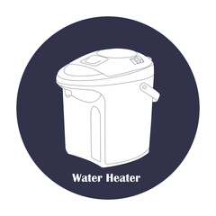 Water heater icon
