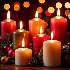 christmas candles 
