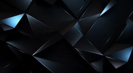 Foto op Plexiglas Soft black geometric background with a matte finish. © Jan