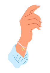 Hands pose vector illustration. The expressive finger gestures conveyed myriad emotions The hands pose concept symbolized unity and collaboration The gesturing hands emphasized importance