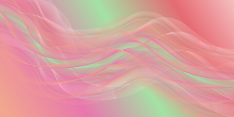 Modern Geometric Colorful Wave Shape Abstract Background