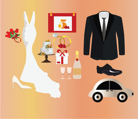 Wedding vector