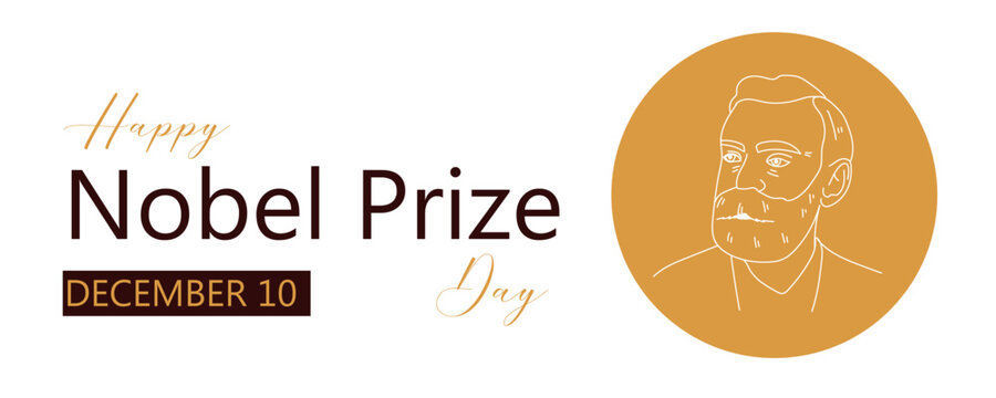 Banner for Happy Nobel Prize Day (December, 10)