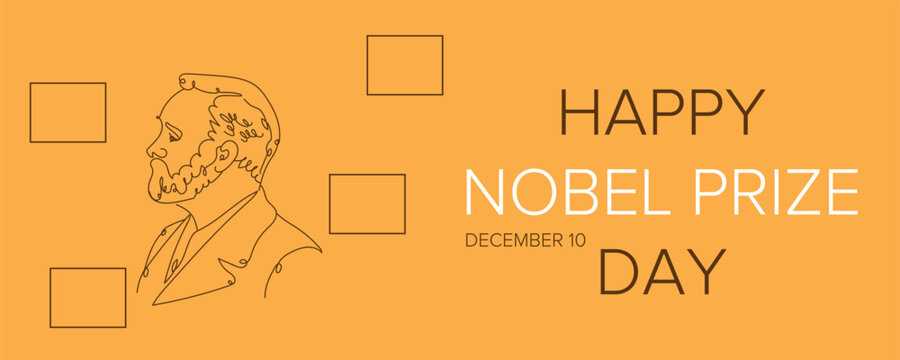 Banner for Happy Nobel Prize Day