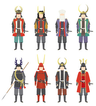 歴史人物イラスト集〜日本の戦国大名・関ヶ原の戦い