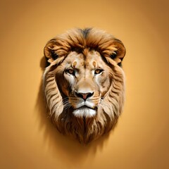Lion blank background