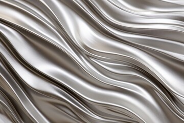 a glossy silver metal surface with a fluid chrome mirror effect, creating an exquisite water-like backdrop. SEAMLESS PATTERN. SEAMLESS WALLPAPER
