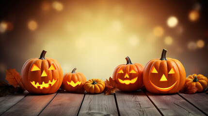 jack o lantern Halloween Pumpkin Background, Halloween Background, Pumpkin Background, jack o lantern, AI Generative

