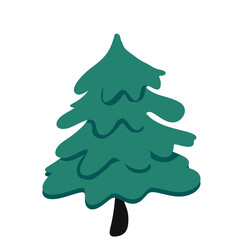 green christmas tree