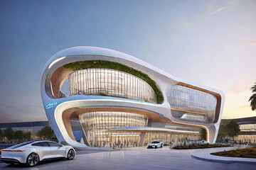 Obraz premium Eco Unfriendly Streets & Transportation Lack of Innovation Disregard for Nature Absence of Diversity