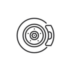 Brake System line icon