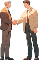 businessmen handshake