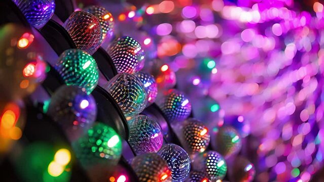 An LED light show synchronized to classic Christmas tunes, creating a mesmerizing display of colors and movements.