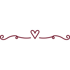 Doodel Love Divider