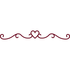 Doodel Love Divider