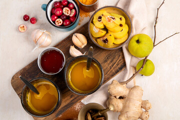 Home remedies for cold and flu.