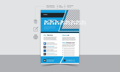 Creative modern business Flyer Template 