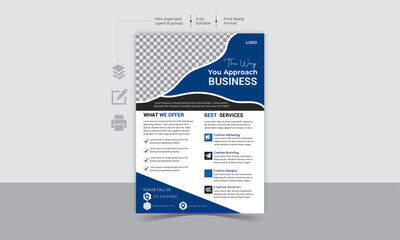 Creative modern business Flyer Template 