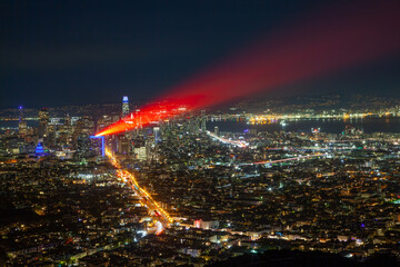 Laser Light Show for 2023 APEC Summit, San Francosco, USA