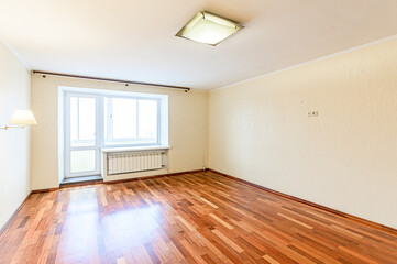 interior apartment empty room renovated