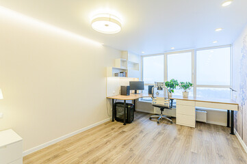interior apartment empty room renovated