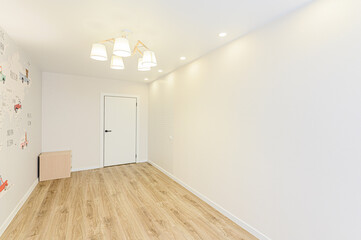 interior apartment empty room renovated