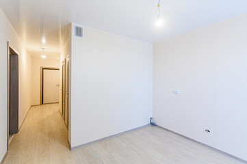 interior apartment empty room renovated