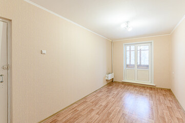 interior apartment empty room renovated