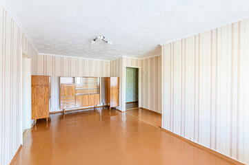 interior apartment empty room renovated