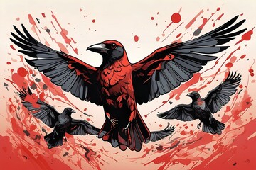 blackbird image, created with ai.