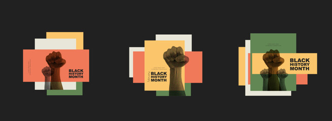 Black History Month set.