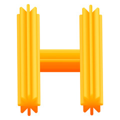 Letter H-cheesy