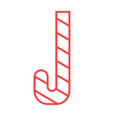 christmast decoration line vector