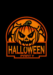 Halloween Party Badge
