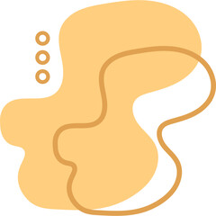Abstract Circle Blob Shape