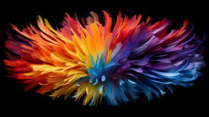 Obraz premium colorful explosive background