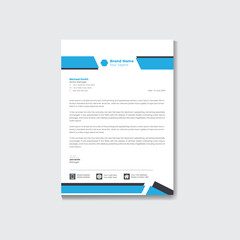 Modern business and corporate letterhead template
