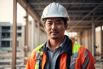 Fototapeta premium Construction worker